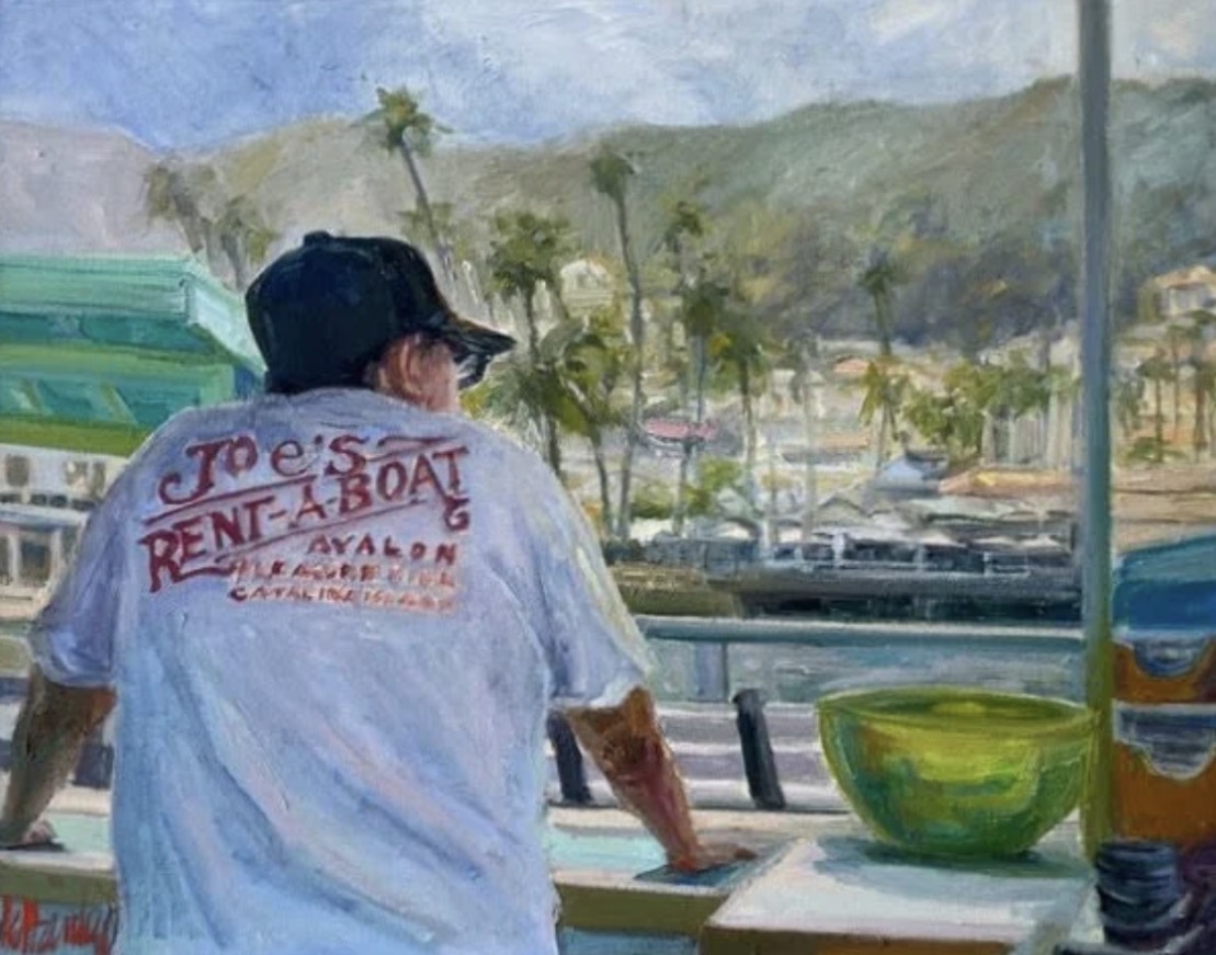 Joe's Rent-A-Boat, oil on canvas